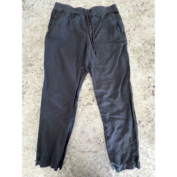 James Perse Pants - James Perse Gray Drawstring Jogger Pants Size 2 Relaxed Fit